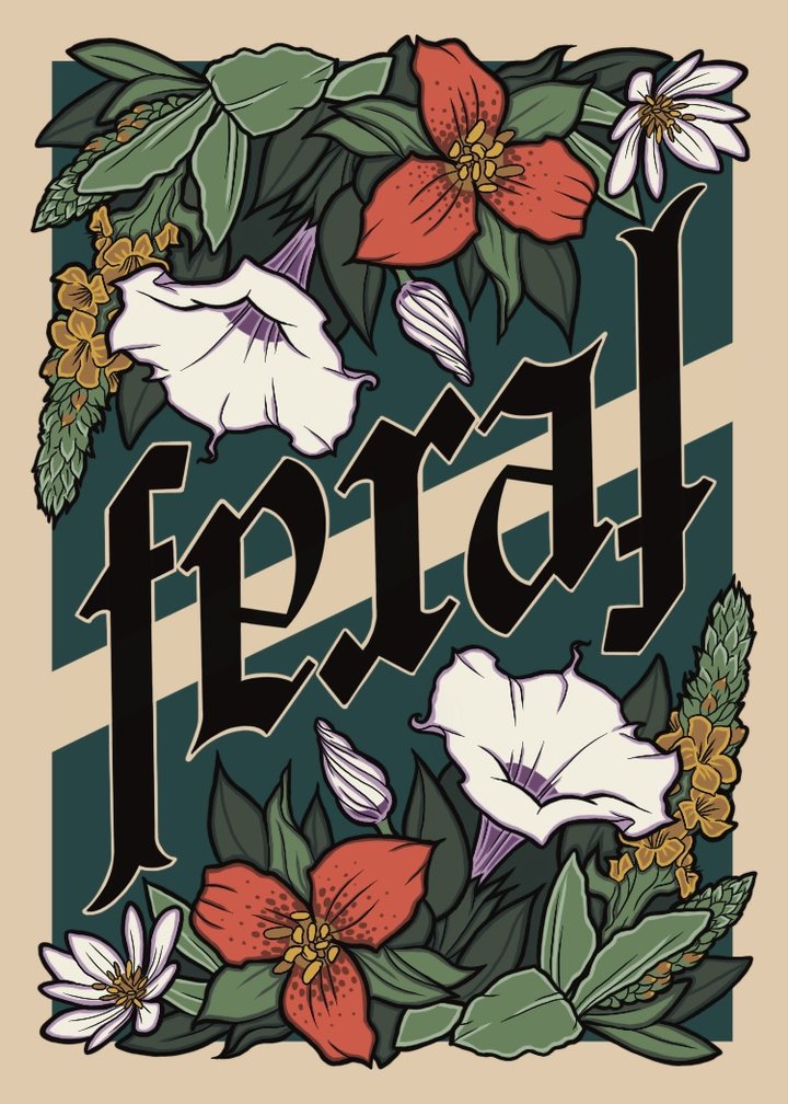 Feral card back
